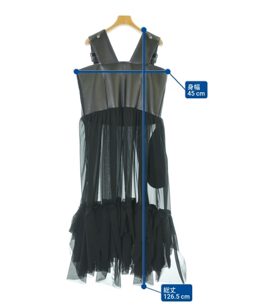 COMME des GARCONS（コムデギャルソン）ワンピース 黒 サイズ:S レディース/2200691526027