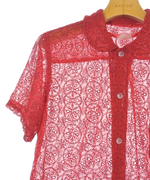 COMME des GARCONS（コムデギャルソン）カジュアルシャツ 赤 サイズ:S レディース/2200691713120