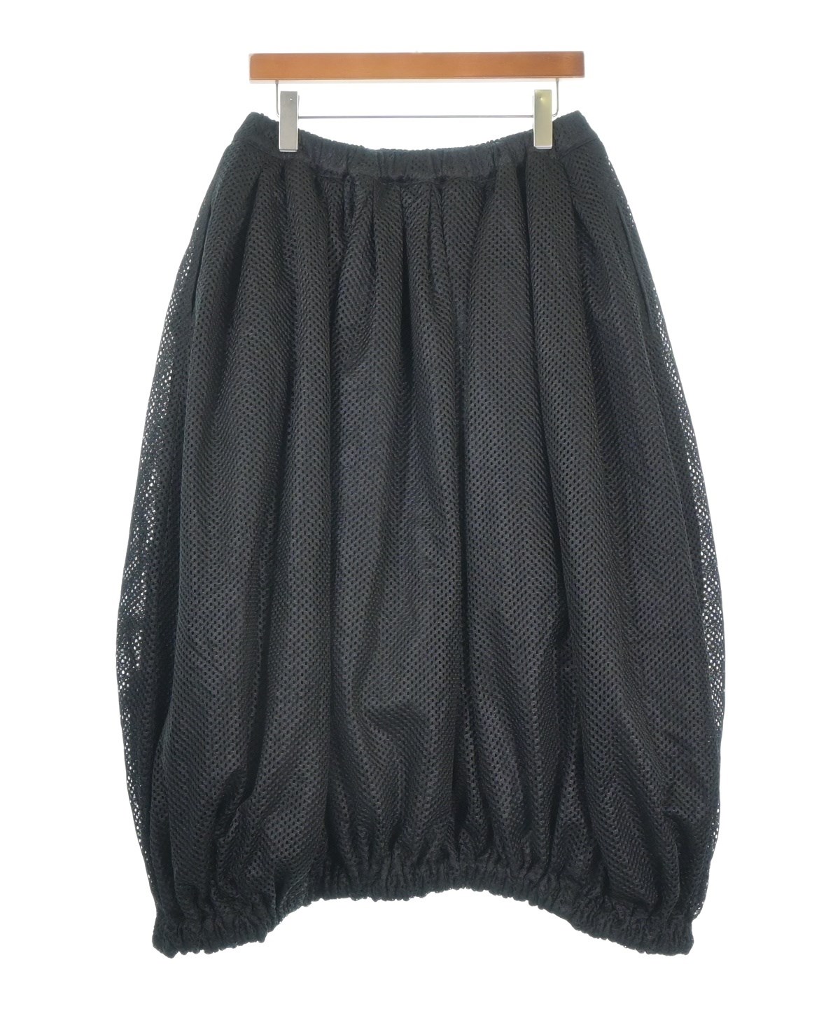 COMME des GARCONS（コムデギャルソン）ひざ丈スカート 黒 サイズ:M