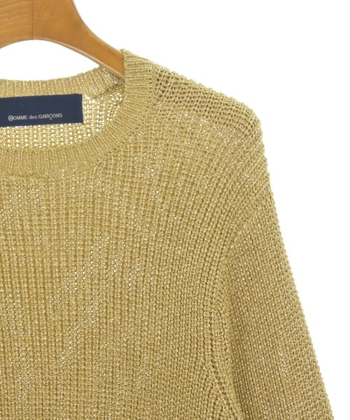 COMME des GARCONS（コムデギャルソン）ニット・セーター ゴールド サイズ:-(M位) レディース/2200691728513
