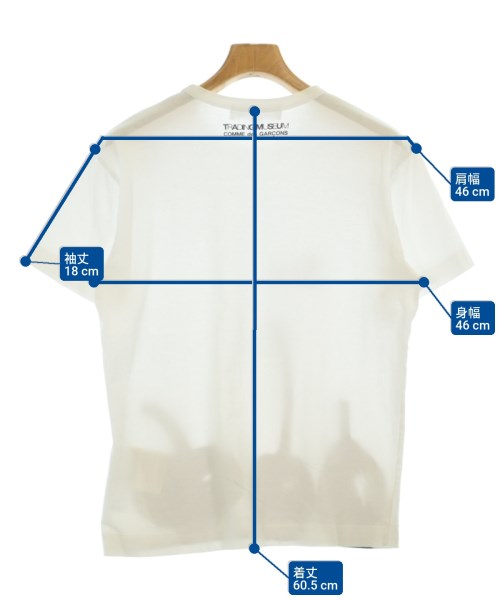 COMME des GARCONS（コムデギャルソン）Tシャツ・カットソー 白 サイズ:M メンズ/2200691898032