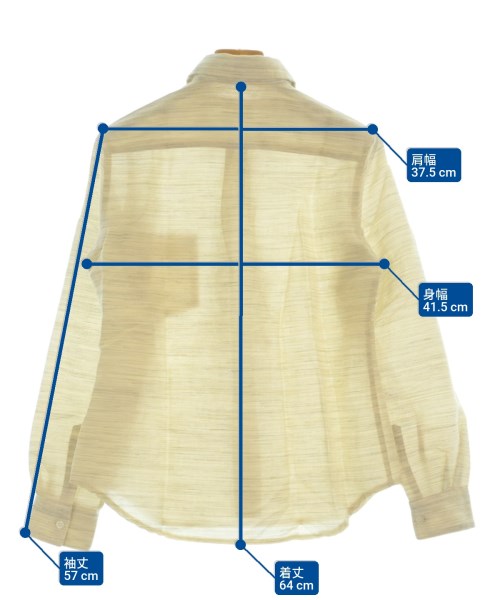 COMME des GARCONS（コムデギャルソン）カジュアルシャツ ベージュ サイズ:XS レディース/2200691325040