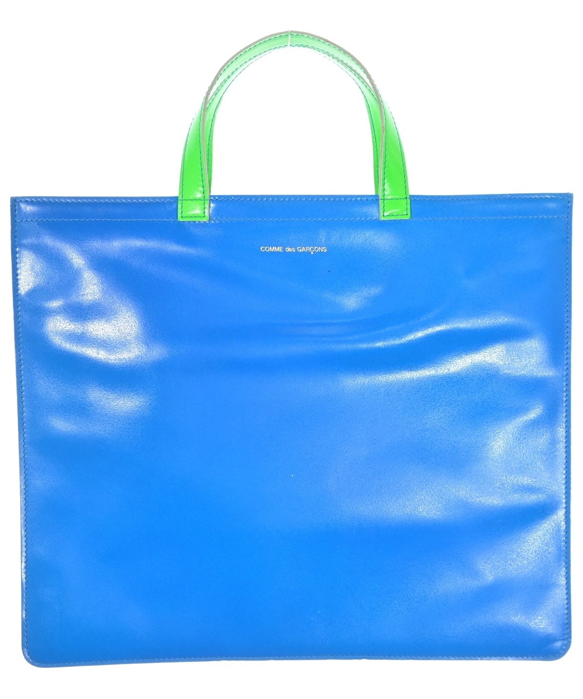 COMME des GARCONS NGV トートバッグ 青 COMME des GARCONS（コムデギャルソン）トートバッグ 青 サイズ