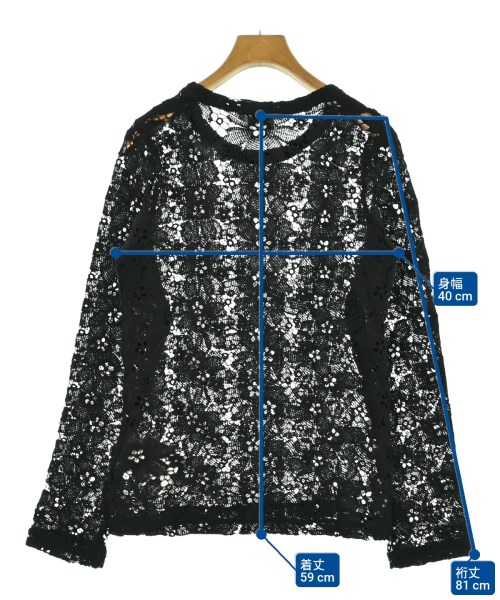 COMME des GARCONS（コムデギャルソン）ニット・セーター 黒 サイズ:M レディース/2200683753172