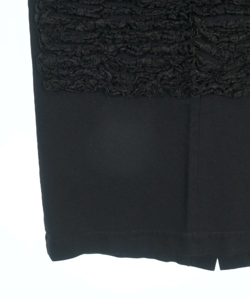 COMME des GARCONS（コムデギャルソン）ひざ丈スカート 黒 サイズ:XS レディース/2200683753233