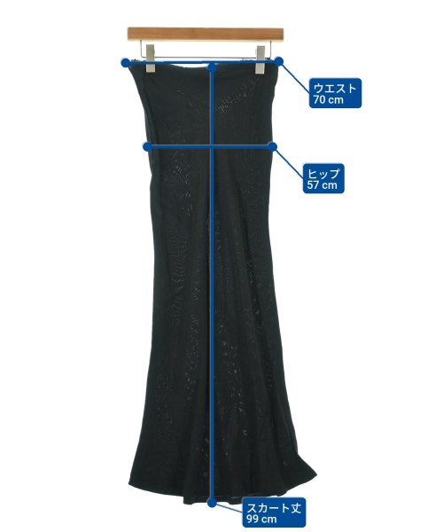 COMME des GARCONS（コムデギャルソン）ロング・マキシ丈スカート 黒 サイズ:M レディース/2200683753417