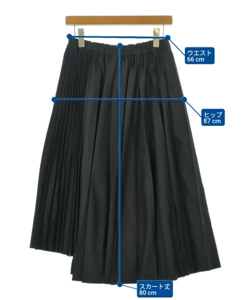 COMME des GARCONS（コムデギャルソン）ロング・マキシ丈スカート 黒 サイズ:S レディース/2200693449027