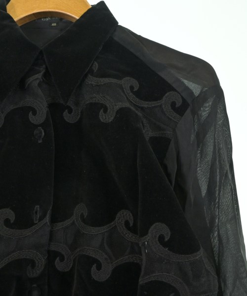 Jean Paul GAULTIER（ゴルチェ）カジュアルシャツ 黒 サイズ:40(M位) レディース/2200642316042
