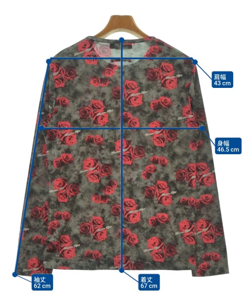 GAULTIER HOMME objet（ゴルティエ　オム　オブジェ）Tシャツ・カットソー グレー サイズ:F メンズ/2200628674074