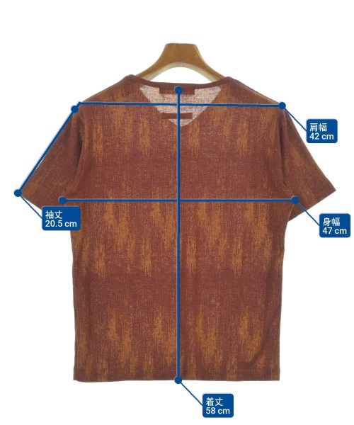 GAULTIER HOMME objet（ゴルティエ　オム　オブジェ）Tシャツ・カットソー 赤 サイズ:F メンズ/2200628674104