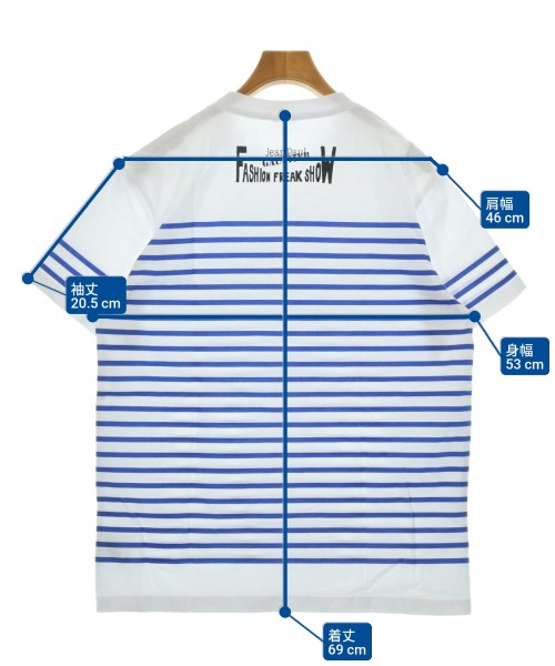 Jean Paul GAULTIER（ゴルチェ）Tシャツ・カットソー 白 サイズ:L メンズ/2200629980112