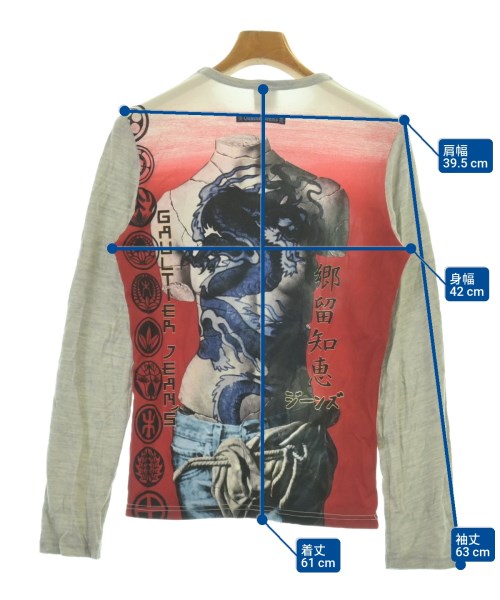 Jean Paul GAULTIER（ゴルチェ）Tシャツ・カットソー 赤 サイズ:48(L位) メンズ/2200694413119