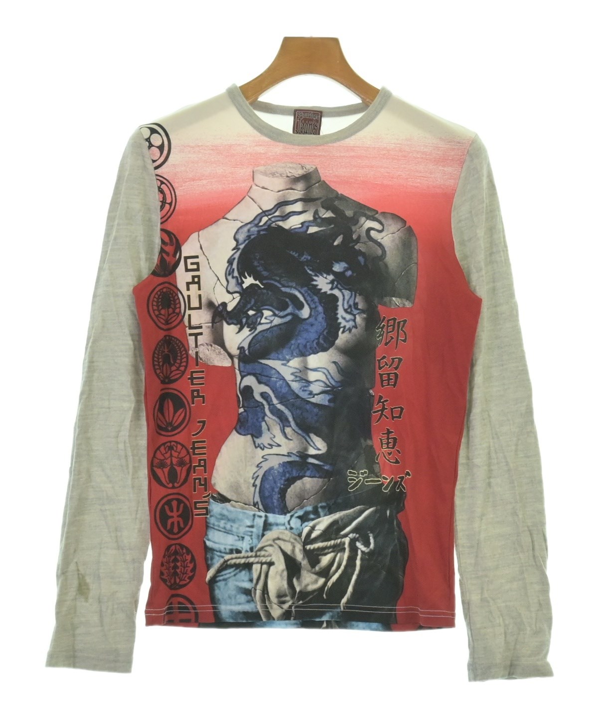 Jean Paul GAULTIER（ゴルチェ）Tシャツ・カットソー 赤 サイズ:48(L位