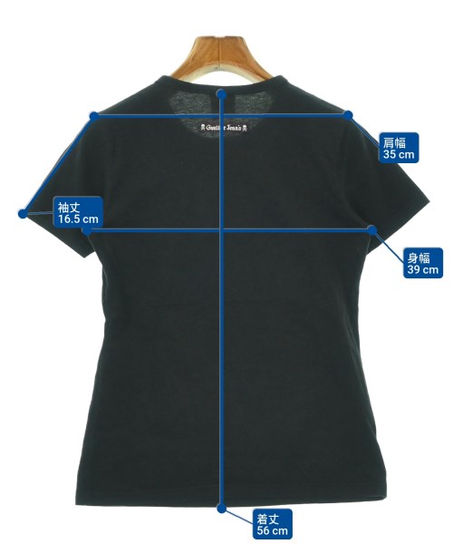 GAULTIER JEANS（ゴルチエジーンズ）Tシャツ・カットソー 黒 サイズ:40(M位) レディース/2200686657132