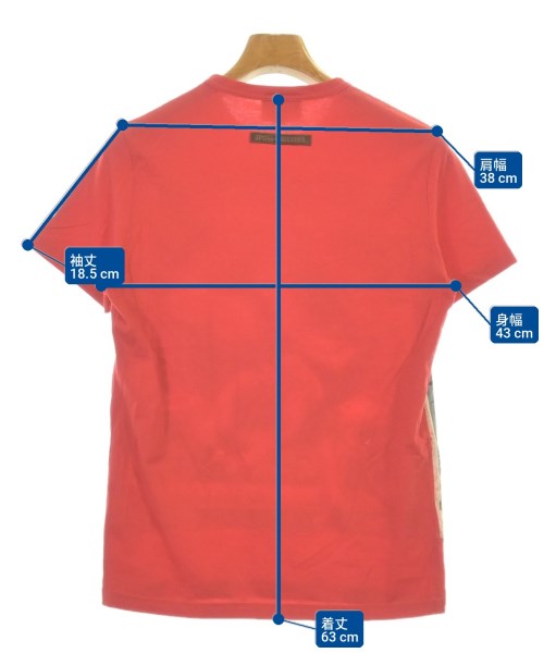 JPG（ジェイピージー）Tシャツ・カットソー 赤 サイズ:48(L位) メンズ/2200735791107