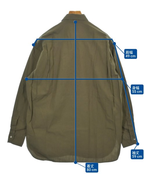 JUNIOR GAULTIER（ジュニアゴルチェ）カジュアルシャツ カーキ サイズ:46(M位) メンズ/2200625841349