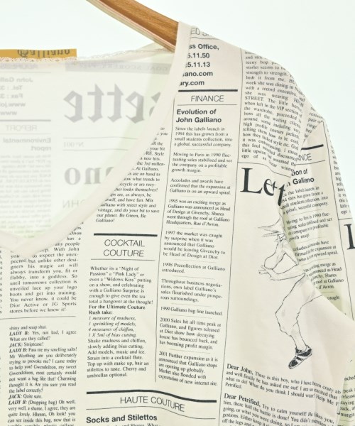 John Galliano（ジョンガリアーノ）Tシャツ・カットソー 白 サイズ:L メンズ/2200702042874