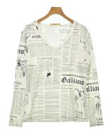 John Galliano（ジョンガリアーノ）Tシャツ・カットソー 白 サイズ:L メンズ/2200702042874