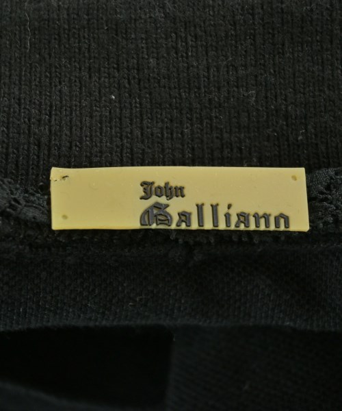 John Galliano（ジョンガリアーノ）ポロシャツ 黒 サイズ:L メンズ/2200702446429