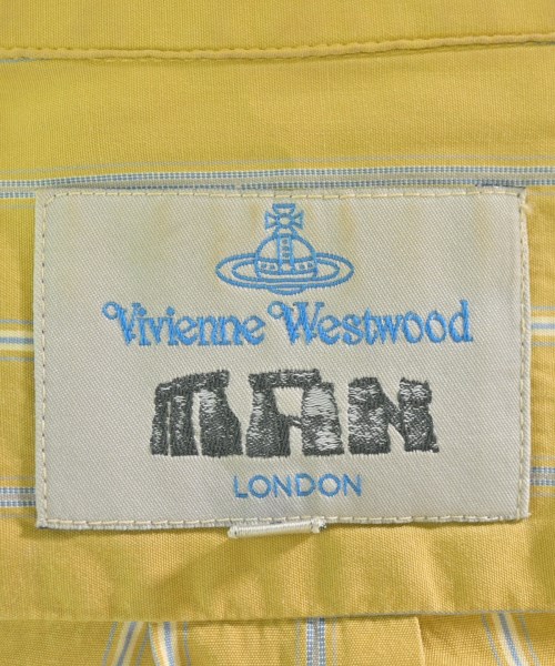 Vivienne Westwood MAN（ヴィヴィアンウエストウッドマン）カジュアルシャツ 黄 サイズ:1(S位) メンズ/2200606680011