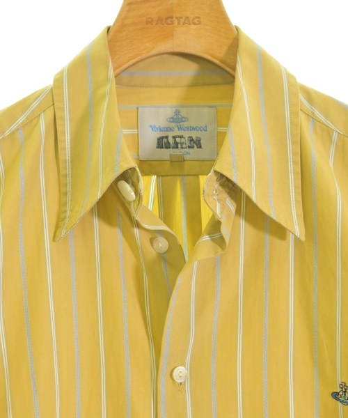 Vivienne Westwood MAN（ヴィヴィアンウエストウッドマン）カジュアルシャツ 黄 サイズ:1(S位) メンズ/2200606680011