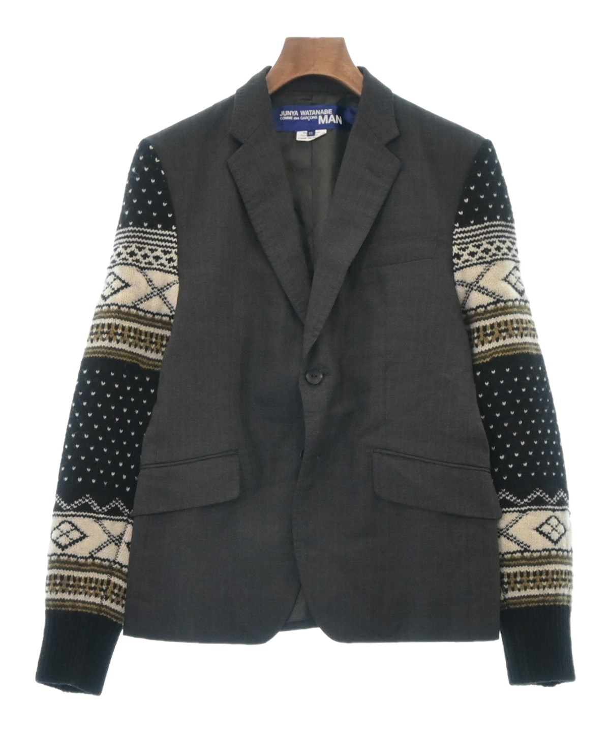 W.B JACKET LOOSE FIT - 2/72 washer wool tropical - | marka