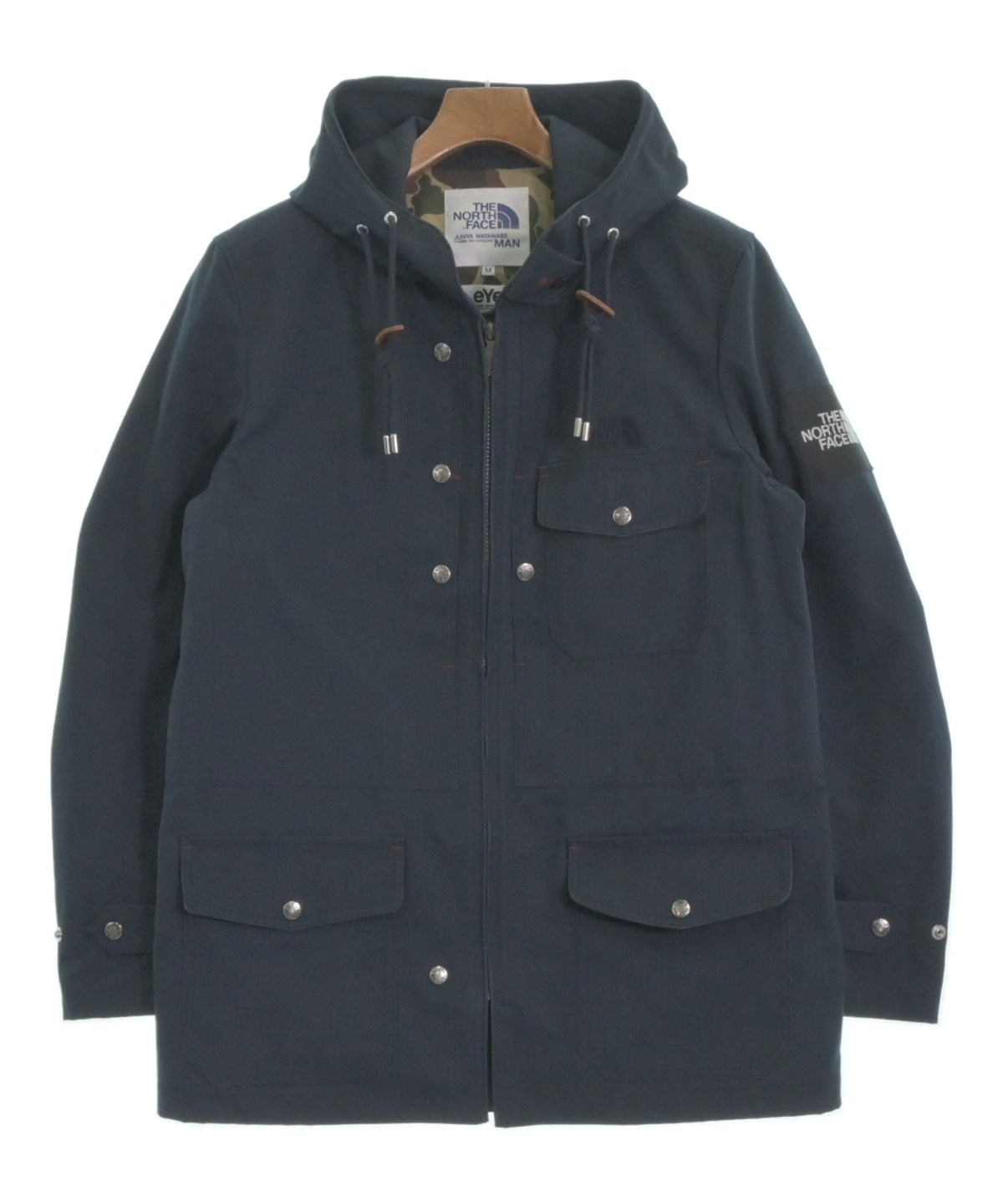 JUNYA WATANABE デザインロングジャケット JUNYA WATANABE MAN(ジュンヤワタナベマン)ブルゾン 紺 サイズ