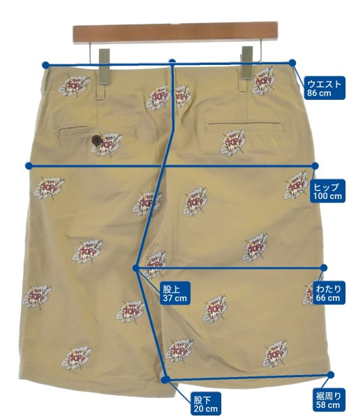 JUNYA WATANABE MAN（ジュンヤワタナベマン）ショートパンツ ベージュ サイズ:S メンズ/2200614001143