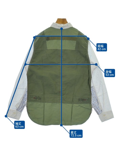 JUNYA WATANABE MAN（ジュンヤワタナベマン）カジュアルシャツ 白 サイズ:M メンズ/2200634821127