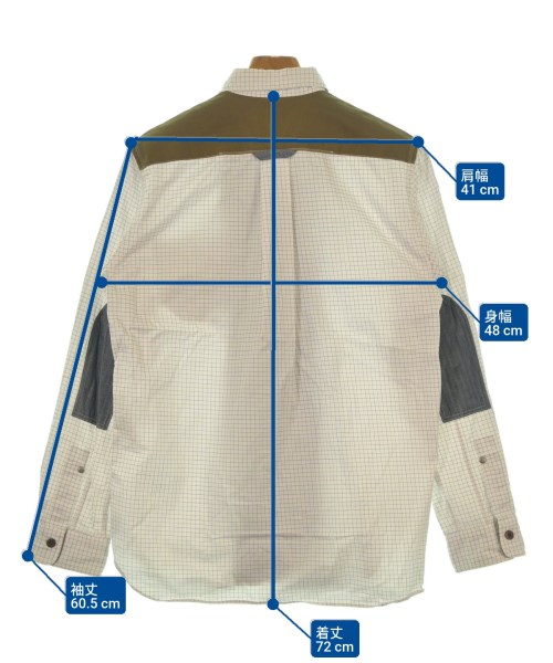 JUNYA WATANABE MAN（ジュンヤワタナベマン）カジュアルシャツ 白 サイズ:S メンズ/2200636017108