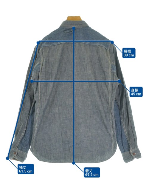 JUNYA WATANABE MAN（ジュンヤワタナベマン）カジュアルシャツ 青 サイズ:S メンズ/2200638065237