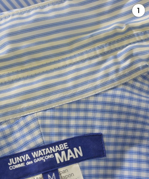 JUNYA WATANABE MAN（ジュンヤワタナベマン）カジュアルシャツ 青 サイズ:M メンズ/2200609208113