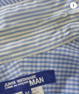 JUNYA WATANABE MAN（ジュンヤワタナベマン）カジュアルシャツ 青 サイズ:M メンズ/2200609208113