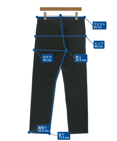 JUNYA WATANABE MAN（ジュンヤワタナベマン）スラックス 黒 サイズ:M メンズ/2200609208946