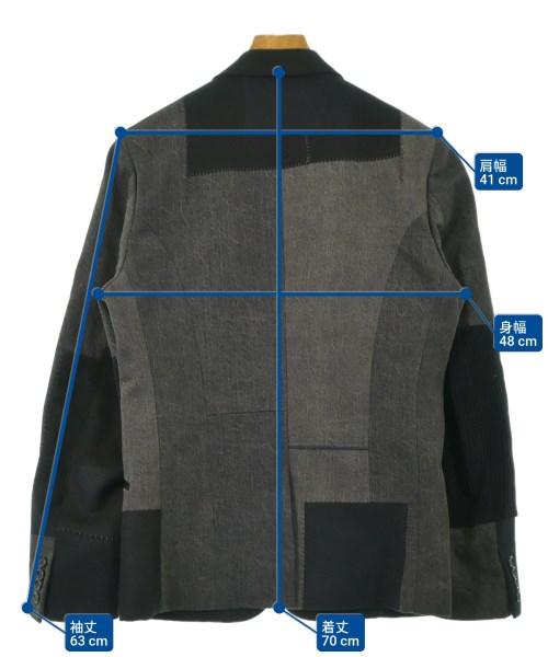 JUNYA WATANABE MAN（ジュンヤワタナベマン）カジュアルジャケット 黒 サイズ:S メンズ/2200639363141