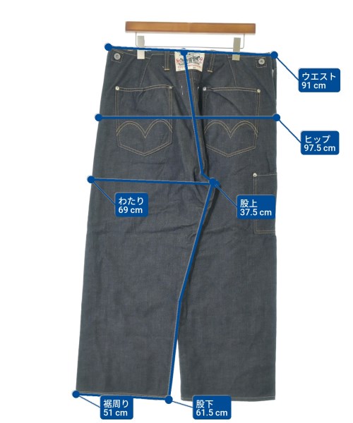 JUNYA WATANABE MAN（ジュンヤワタナベマン）デニムパンツ 紺 サイズ:L メンズ/2200641756207