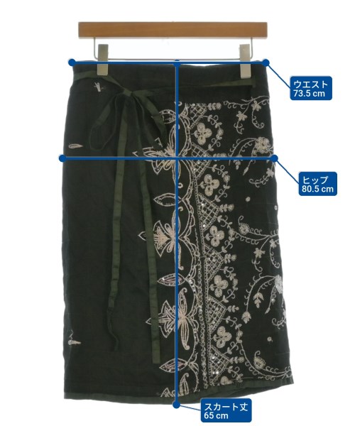 JUNYA WATANABE MAN（ジュンヤワタナベマン）ひざ丈スカート 黒 サイズ:M レディース/2200632624034