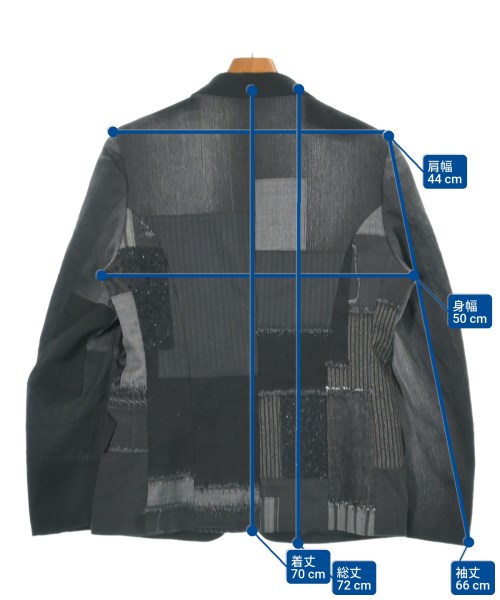 JUNYA WATANABE MAN（ジュンヤワタナベマン）テーラードジャケット 黒 サイズ:M メンズ/2200631308010