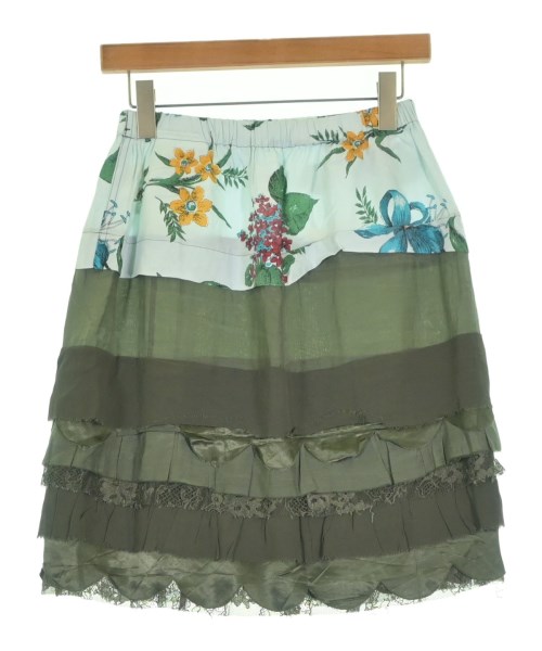 JUNYA WATANABE MAN（ジュンヤワタナベマン）ひざ丈スカート カーキ サイズ:M レディース/2200634060571