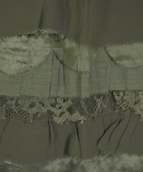 JUNYA WATANABE MAN（ジュンヤワタナベマン）ひざ丈スカート カーキ サイズ:M レディース/2200634060571