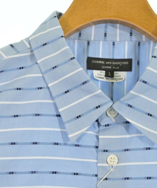 COMME des GARCONS HOMME PLUS（コムデギャルソンオムプリュス）カジュアルシャツ 青 サイズ:L メンズ/2200574516206