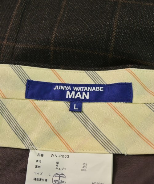 JUNYA WATANABE MAN（ジュンヤワタナベマン）スラックス 茶 サイズ:L メンズ/2200548064214