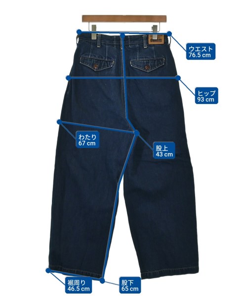 JUNYA WATANABE MAN（ジュンヤワタナベマン）デニムパンツ 紺 サイズ:S レディース/2200622455068