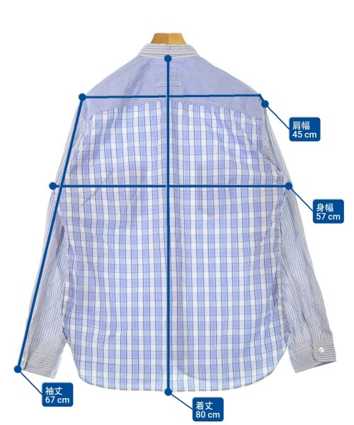 JUNYA WATANABE MAN（ジュンヤワタナベマン）カジュアルシャツ 青 サイズ:L メンズ/2200623034286