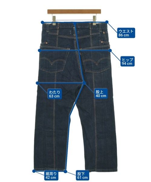 JUNYA WATANABE MAN（ジュンヤワタナベマン）デニムパンツ 紺 サイズ:M メンズ/2200617287032