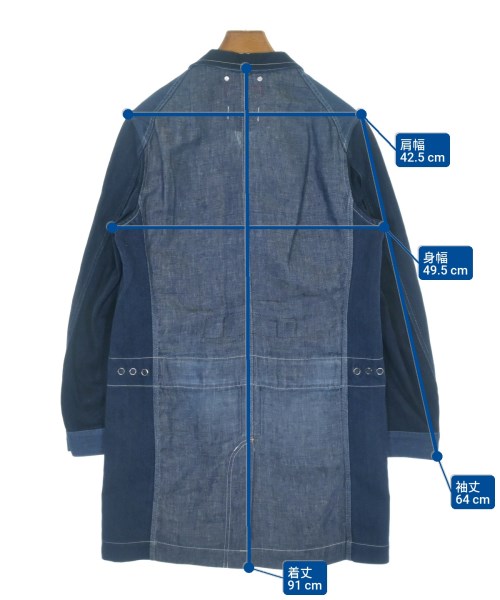 JUNYA WATANABE MAN（ジュンヤワタナベマン）カジュアルジャケット 紺 サイズ:XS メンズ/2200623262023