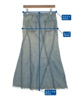 JUNYA WATANABE MAN（ジュンヤワタナベマン）ロング・マキシ丈スカート 紺 サイズ:S レディース/2200624261018