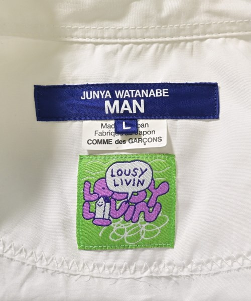 JUNYA WATANABE MAN（ジュンヤワタナベマン）カジュアルシャツ 白 サイズ:L メンズ/2200624420064