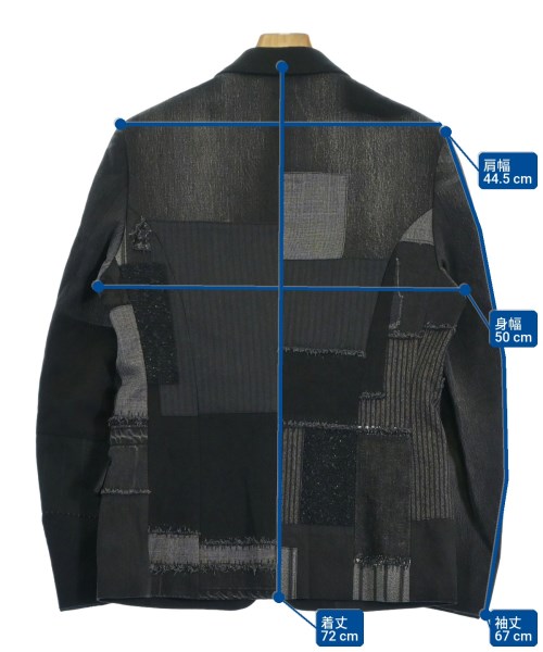 JUNYA WATANABE MAN（ジュンヤワタナベマン）カジュアルジャケット 黒 サイズ:M メンズ/2200622894058