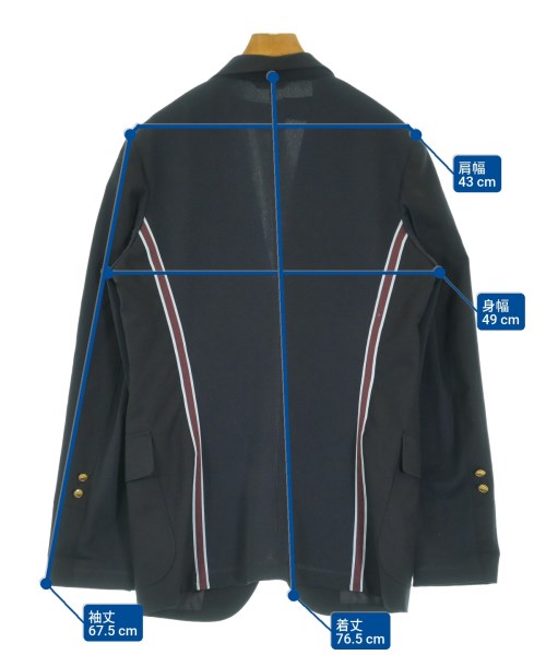 JUNYA WATANABE MAN（ジュンヤワタナベマン）テーラードジャケット 紺 サイズ:L メンズ/2200613697101